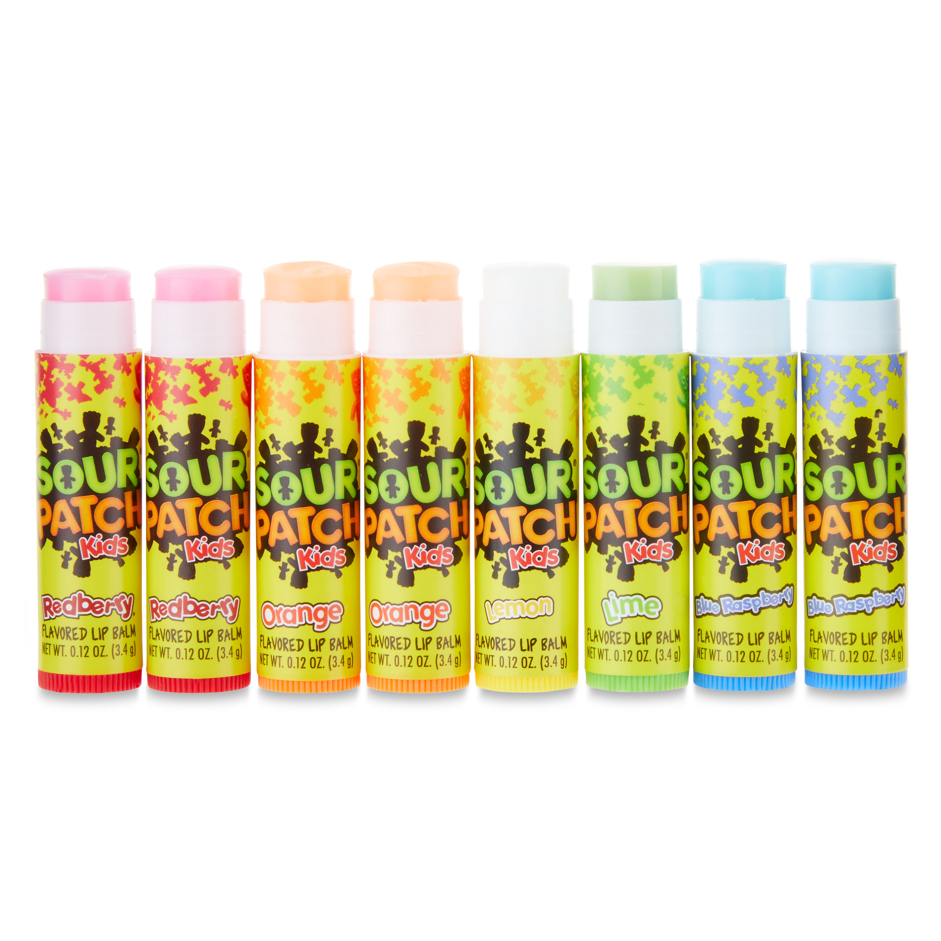 Sour Patch Kids Flavored Lip Balm, 8 Count